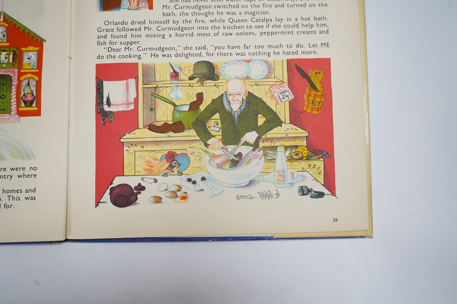 Hale, Kathleen - Orlando (The Marmalade Cat): A Seaside Holiday, 1st edition, lithographed illustrations by the author, printed in colour throughout, folio, original cloth-backed pictorial boards, dust-jacket, with price